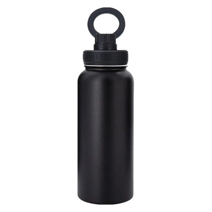 Insulated Water Bottle with Phone Holder Insulated Bottle 1000Ml Insulated Stainless Steel Bottle with Magnetic Phone Holder Hot